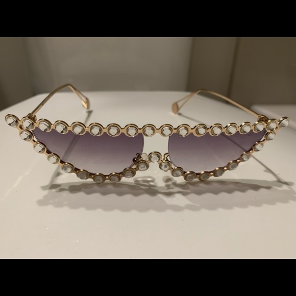 fendi rhinestone sunglasses